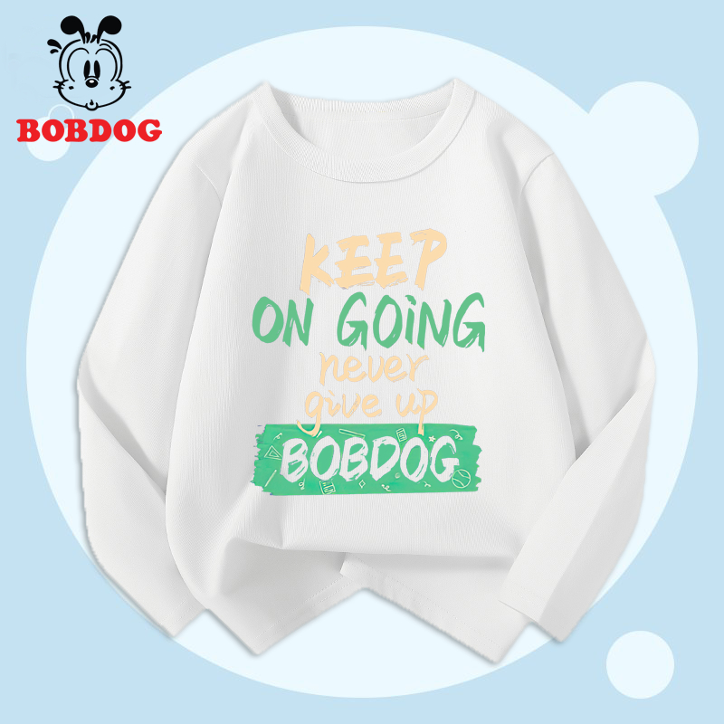 Áo thun bé traiBOBDOG, áo thun cotton in hình nghộ nghĩnh cho bé