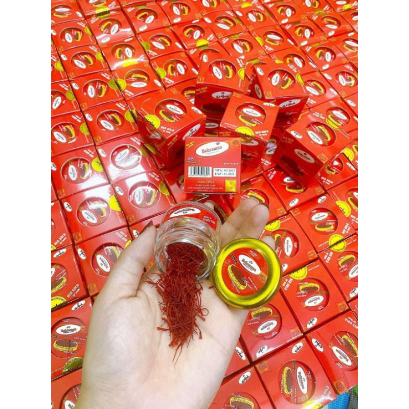 Combo 2 lọ saffron nhụy hoa nghệ tây hàng loại 1 loại 0,5 gam 1 lọ