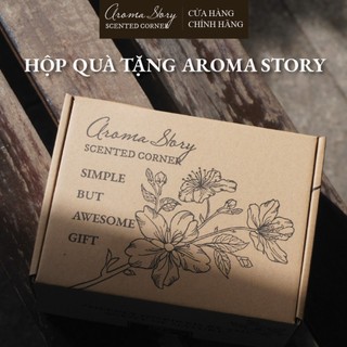 Hộp Quà Dùng Để Đựng Nến Thơm/ Tinh Dầu Aroma Story (CHƯA GỒM NẾN VÀ TINH DẦU)