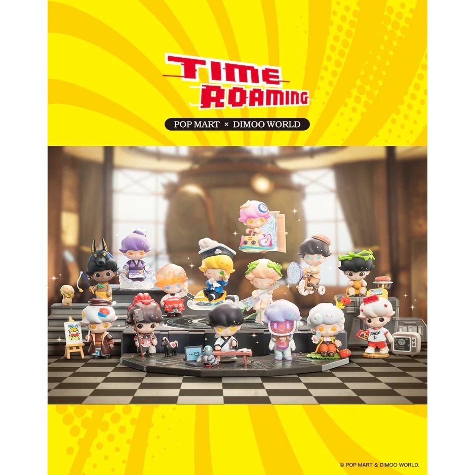 Mô hình đồ chơi Blind box Dimoo Time Roaming Series  - POP MART