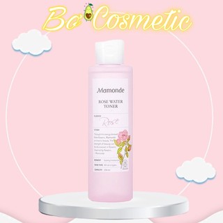 Nước hoa hồng không cồn Mamonde Rose Water Toner 250ml - BƠ SHOP