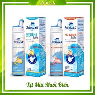 Xịt muối biển Sterima cá heo 100ml cho bé từ sơ sinh