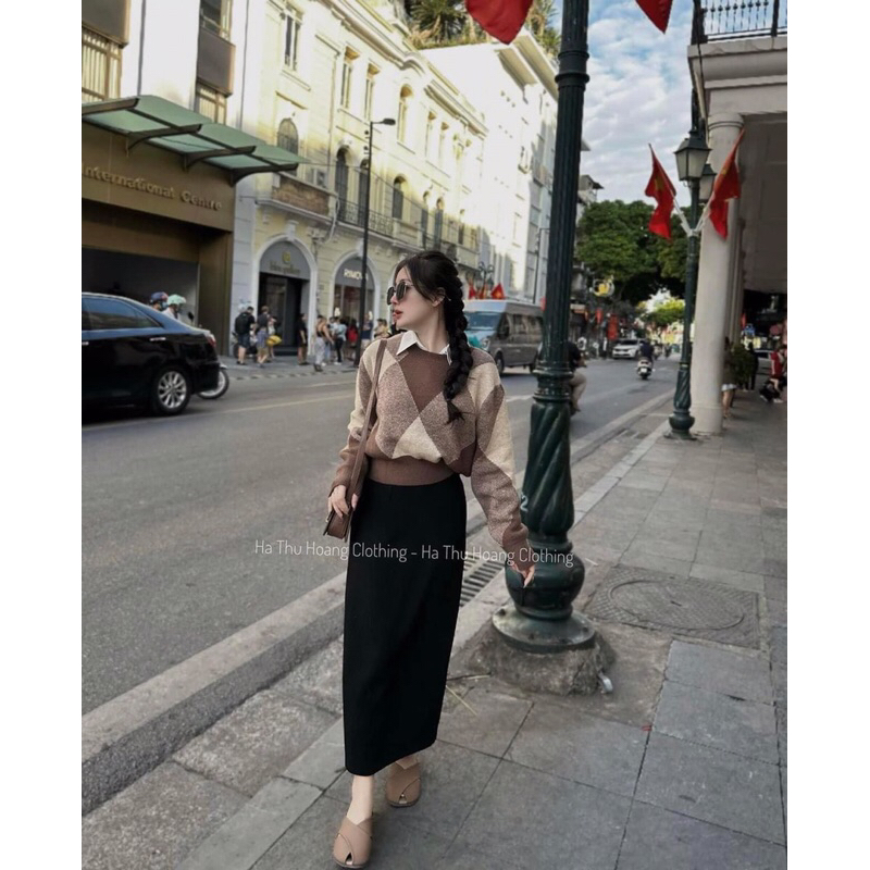 Maihuong⚡️ÁO LEN TRÁM NÂU DÀY ĐẸP CHO NỮ