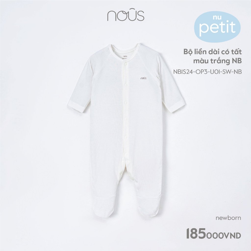 NOUS - Body có tất màu trắng NB - Nu Petit - NB

NB1S24-OP3-U01-SW-NB