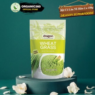 Bột cỏ lúa mì hữu cơ dragon superfoods organic wheat grass powder 150g