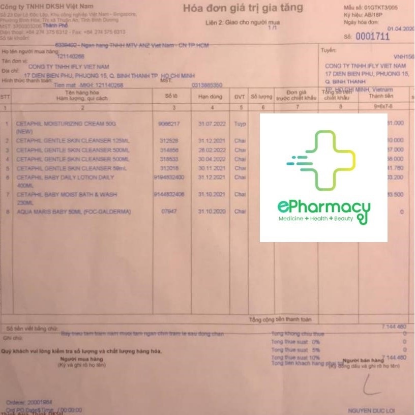 Sữa Rửa Mặt Cetaphil Gentle Skin Cleanser 500ml chính hãng MỚI