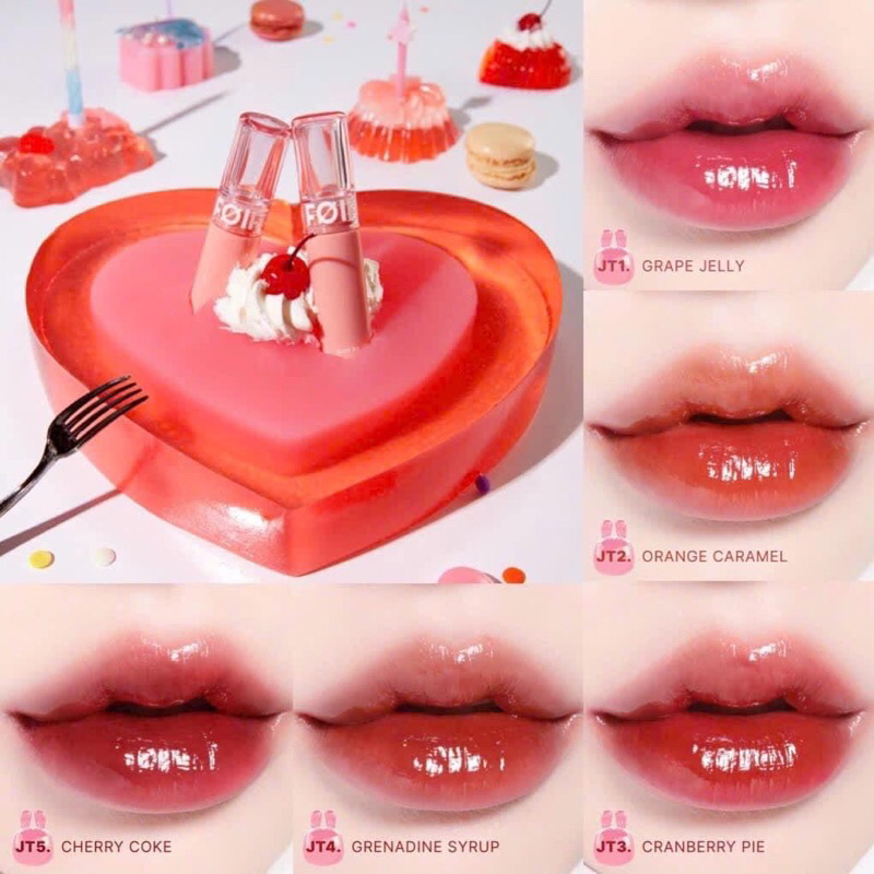 Son Tint Bóng Thuần Chay, Căng Mọng, Bền Màu FOIF Juicy Fit Tint 3g🥰
