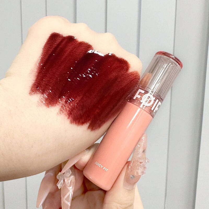 Son Tint Bóng Thuần Chay, Căng Mọng, Bền Màu FOIF Juicy Fit Tint 3g🥰