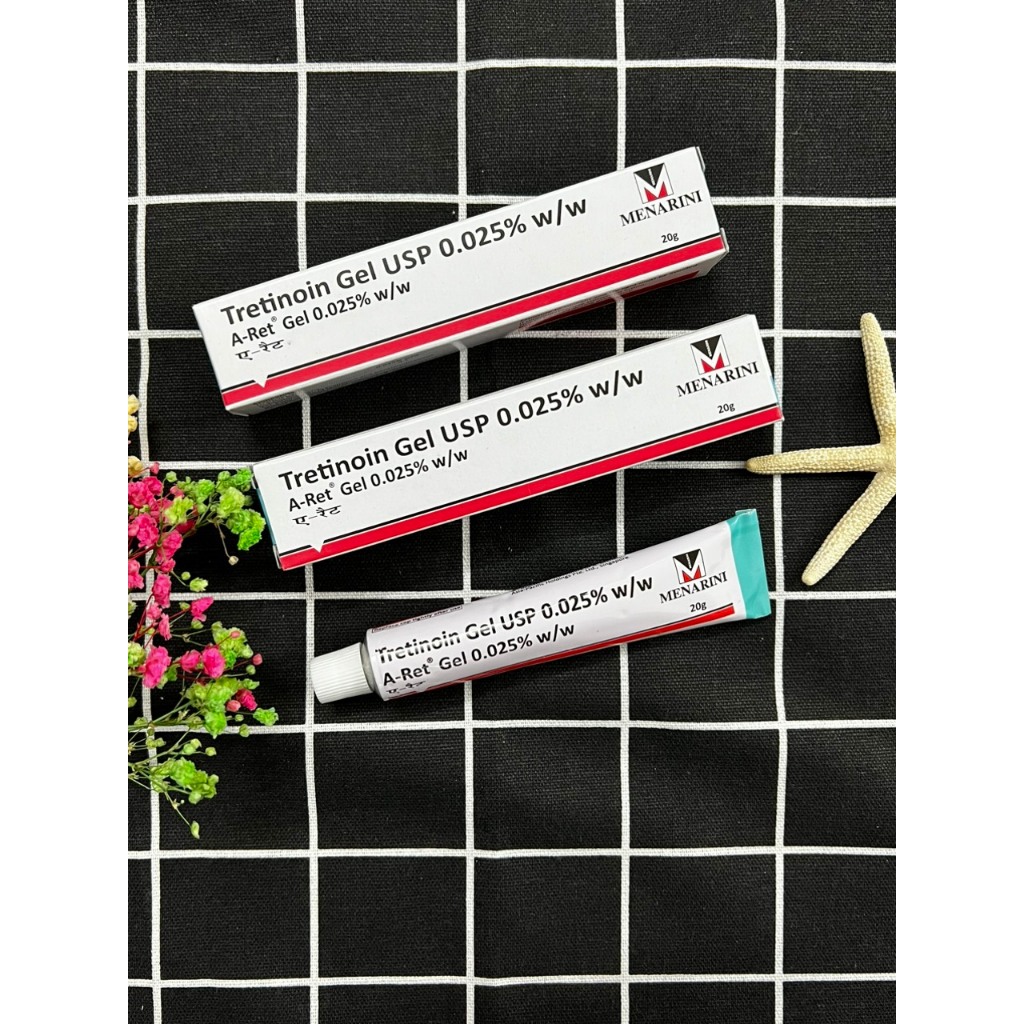 Aret tretinoin 0.025% giảm mụn chống lão hoá da