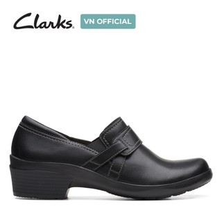 Giày lười da nữ clarks - angie poppy