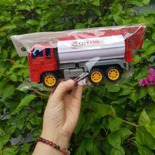 Xe bồn cứu hỏa cho bé, xe mô hình bồn cứu hỏa, xe chạy đà, xe đồ chơi