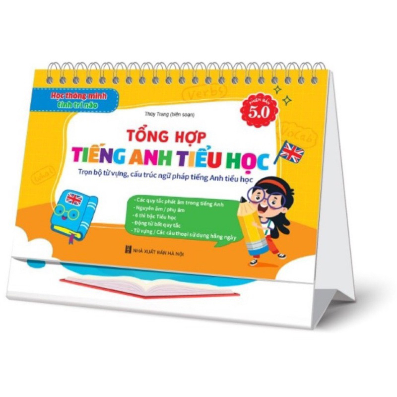 BỘ LỊCH TỔNG HỢP KIẾN THỨC TIẾNG ANH TIỂU HỌC