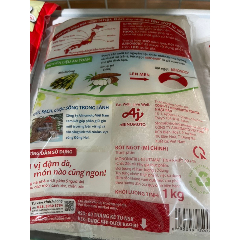 Mỳ chính Ajinomono 1kg