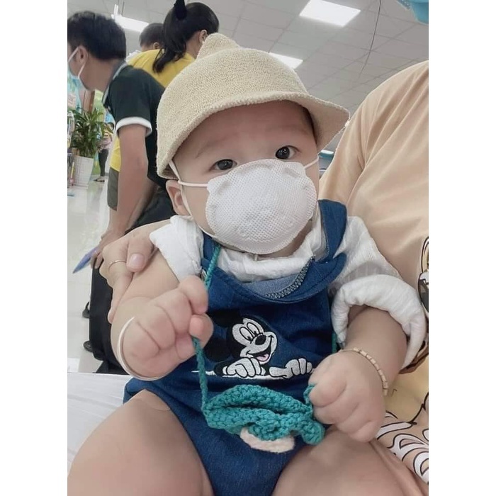 Khẩu trang cho bé, Pigeon Nhật Bản cho bé sơ sinh đến 3 tuổi , kháng khuẩn tốt