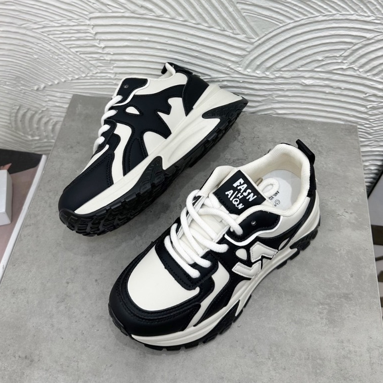 Giầy thể thao nữ độn đế phối màu hàng cao cấp fullbox