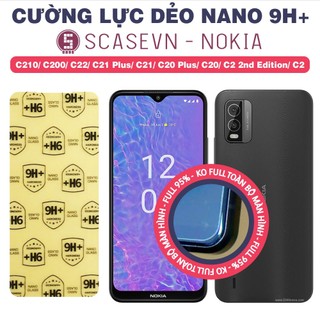 Cường lực dẻo nano trong suốt nokia c210/ c200/ c22/ c21 plus/ c21/ c20 plus/ nokia c20/ c2 2nd edition/ c2