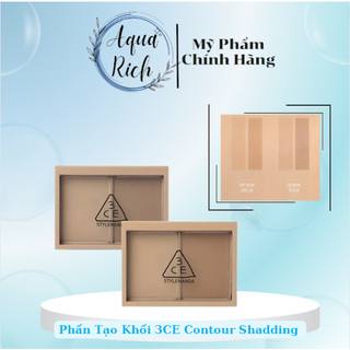  Phấn Tạo Khối 2 Màu 3CE Contour Shading 8.5g  Ash Brown - Soft Brown  
