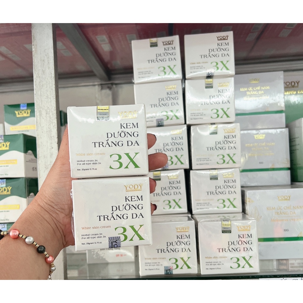KEM FACE 3X HERBAL CREAM YODY WHITE PHƯƠNG ANH DƯỠNG TRẮNG DA