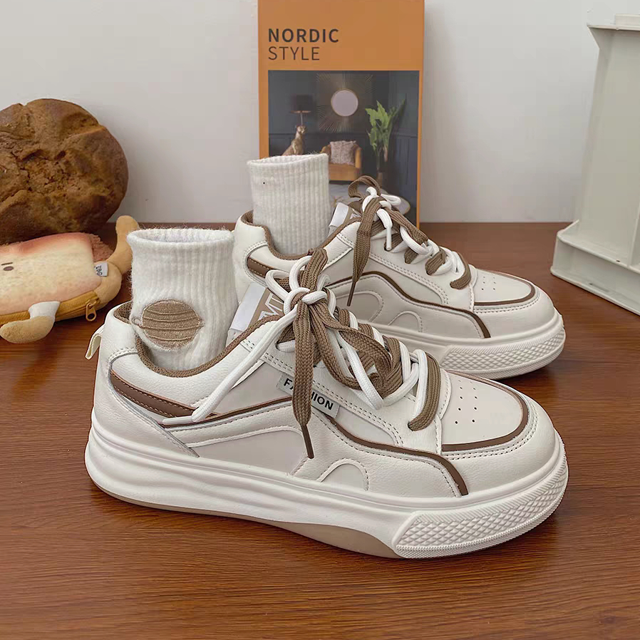 Giày thể thao thời trang nữ kiểu dáng Basic TMT, Sneaker nữ đế cao 3 phân