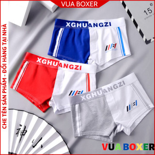 Quần sịp nam boxer sịp nam vải cotton co dãn thấm hút kháng khuẩn XG01 - Vua Boxer