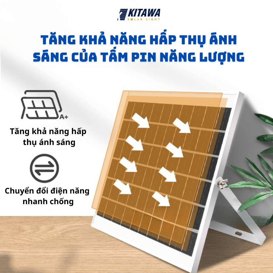 DP11200 Đèn Pha Năng Lượng Mặt Trời Kitawa 200W