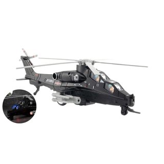 Mô hình máy bay trực thăng quân sự 24cm Black MB22009