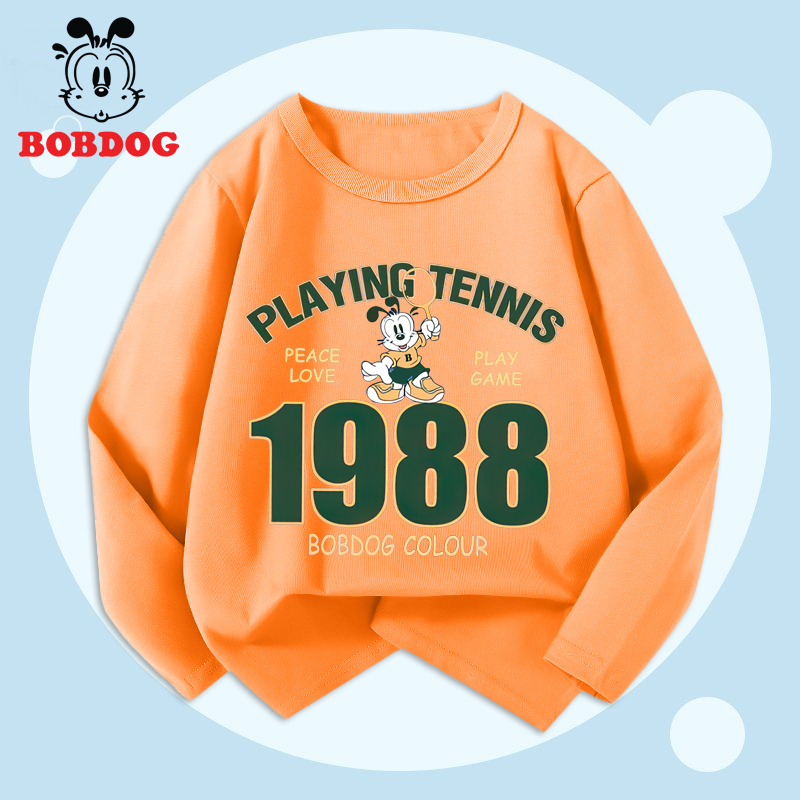 Áo thun bé trai BOBDOG, áo thun cotton in hình nghộ nghĩnh cho bé