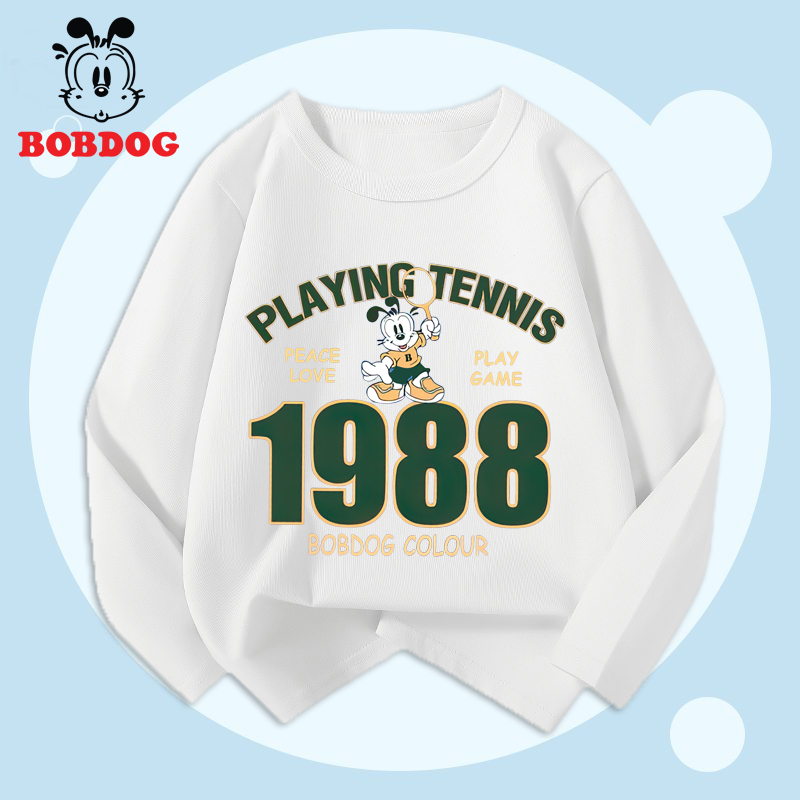Áo thun bé trai BOBDOG, áo thun cotton in hình nghộ nghĩnh cho bé