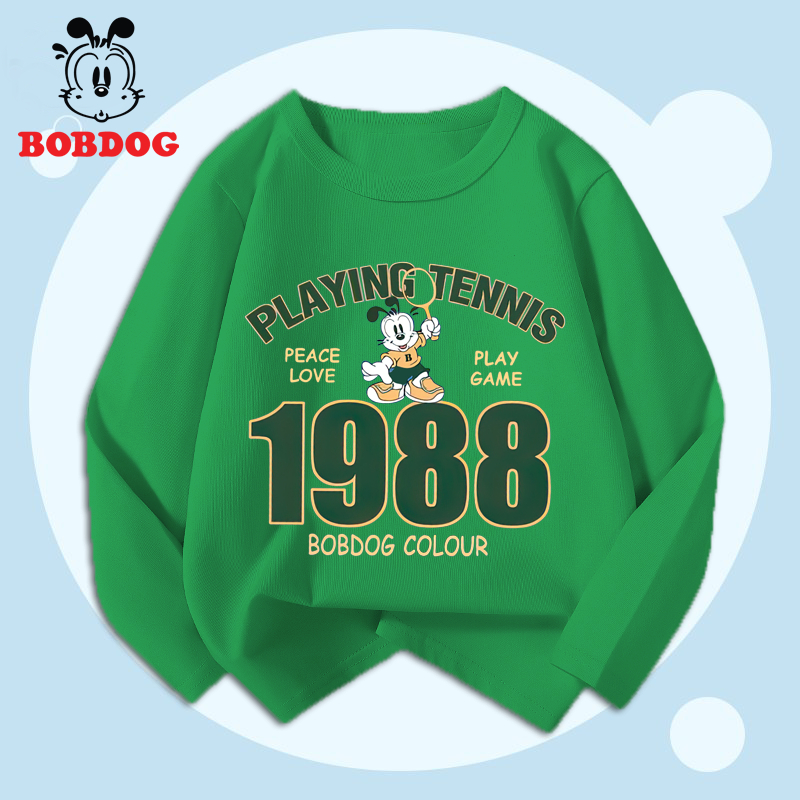 Áo thun bé trai BOBDOG, áo thun cotton in hình nghộ nghĩnh cho bé