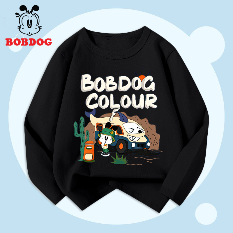 Áo thun bé trai BOBDOG, áo thun cotton in hình nghộ nghĩnh cho bé