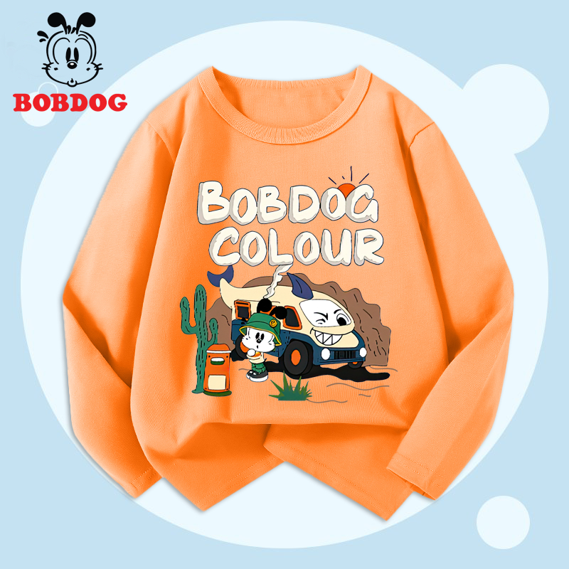 Áo thun bé trai BOBDOG, áo thun cotton in hình nghộ nghĩnh cho bé