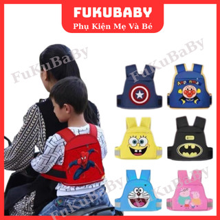 Đai an toàn đi xe máy cho bé ngồi trước và sau xe máy( có túi và không túi)