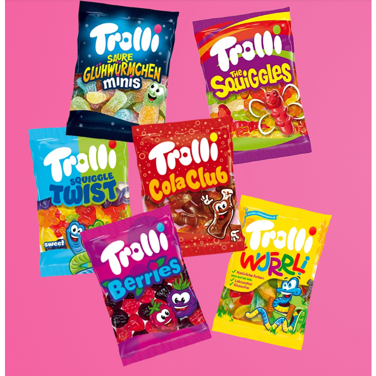 Kẹo Dẻo Trolli Multi Mix Family And Friends Gói 430G Hàng Đức Chính Hãng Ăn Vặt Cực Ngon