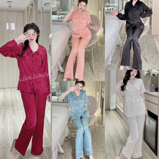 Đồ Bộ Lụa Xước Tằm Ánh Kim Tiểu Thư Xinh Xắn