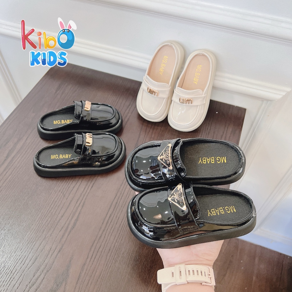 Sục bé gái - dép sục hãng MG BABY da mềm cho bé gái( từ 2-10 tuổi ) SU2339