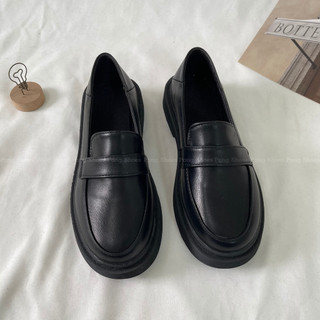 Giày Loafer Pong Shoes Basic Đế Bằng- Full Box- Mã 1637