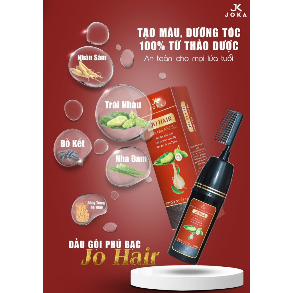 1 lược dầu gội phủ bạc