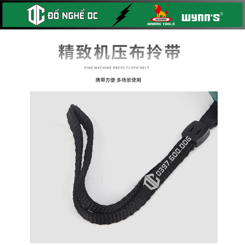 Thước Dây Thép, Thước Cuộn Thép Có Khoá Chốt 5M x 25mm W5025E Wynn's Vỏ nhựa ABS, Thước đo bằng thép cao cấp