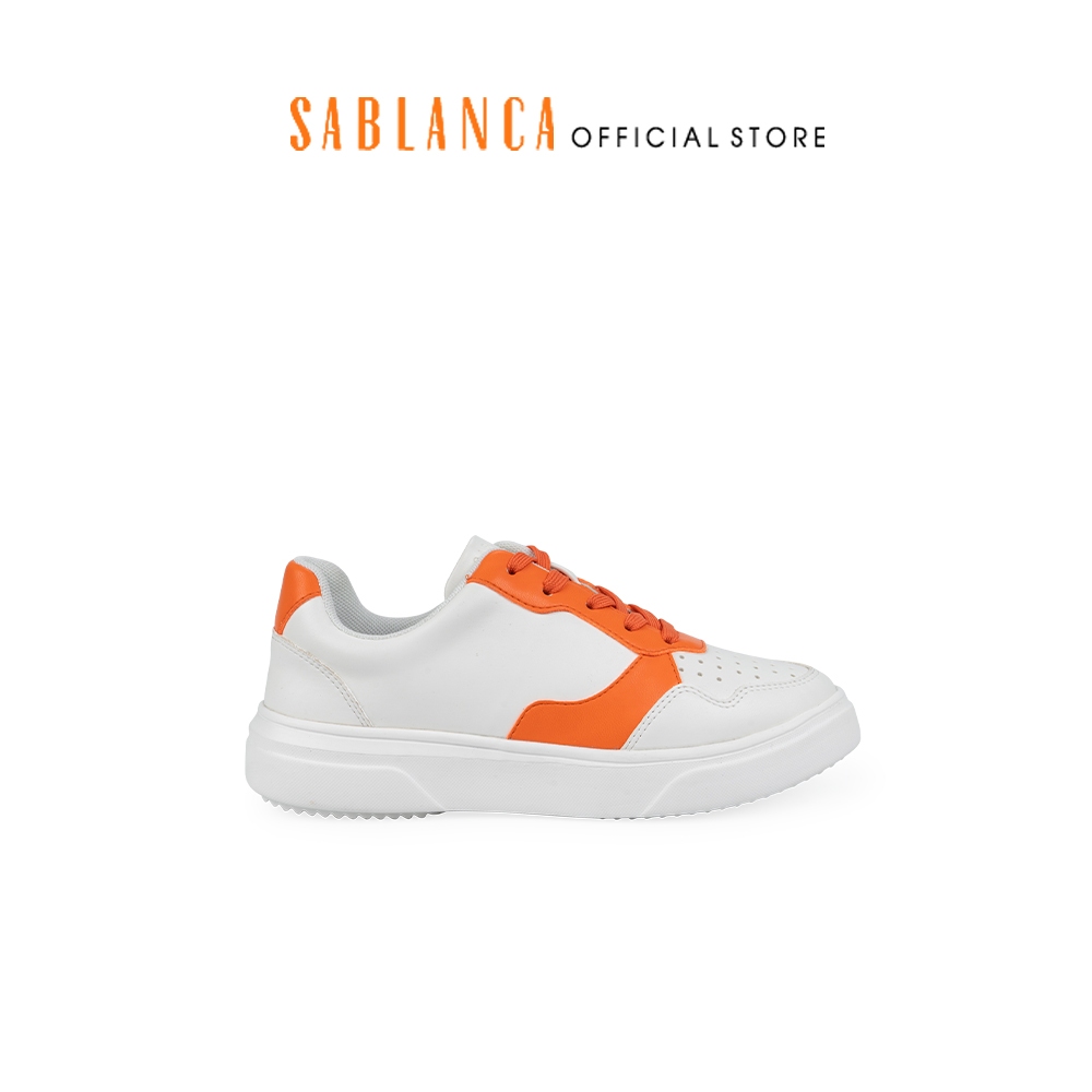 Giày Sneaker nữ basic họa tiết cắt plazer SABLANCA 5050SE0009