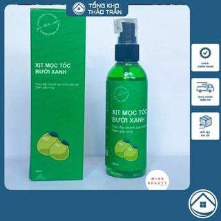 Xịt mọc tóc bưởi xanh gốc thảo mộc thiên nhiên an toàn lành tính dung tích 100ml - 0037