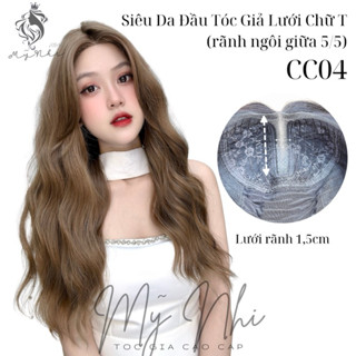  Siêu Da Đầu CC04 Lưới T Xù Sóng Nước 50cm  Dưỡng + Lược + Lưới + Keo Dán  