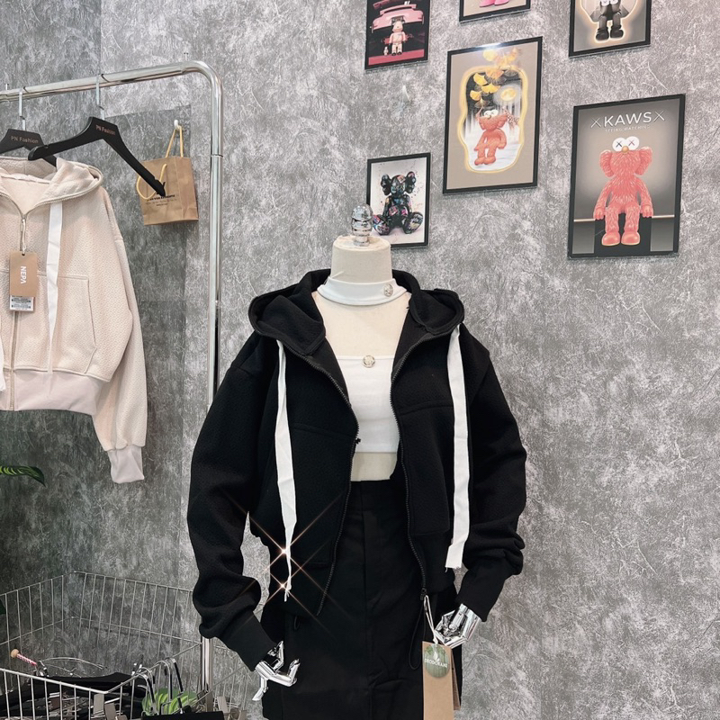 Áo Khoác Xốp Da freesize