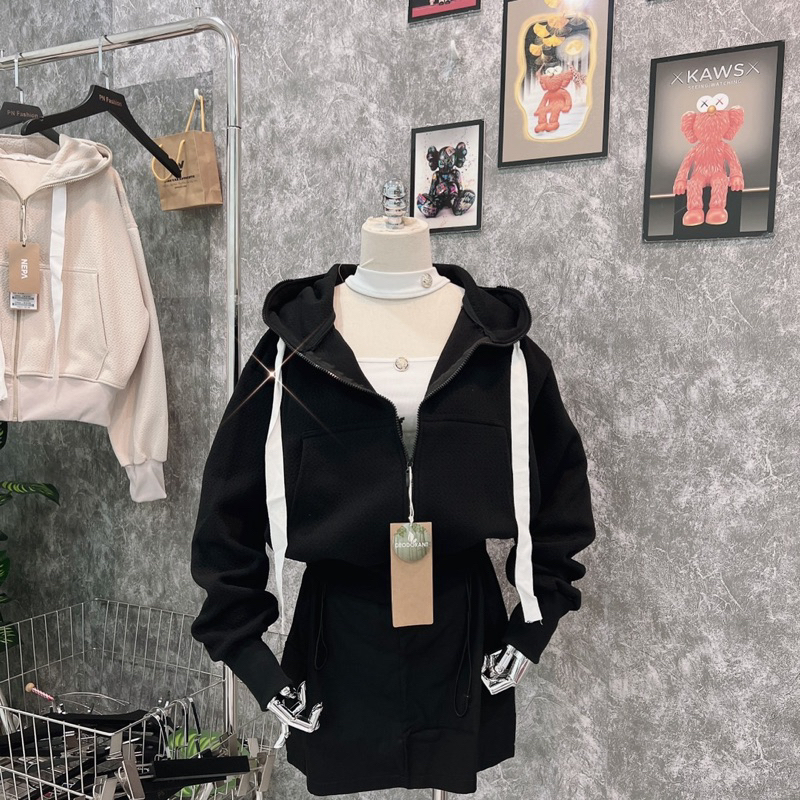 Áo Khoác Xốp Da freesize