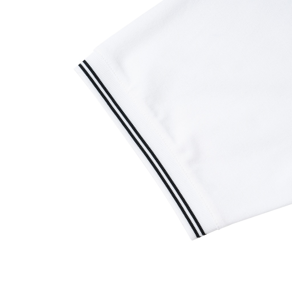 Áo Thun DirtyCoins Heart Patch Regular Polo - White