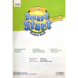 Sách Bài Học Tiếng Anh I-Learn Smart Start Grade 5 (Student's Book)