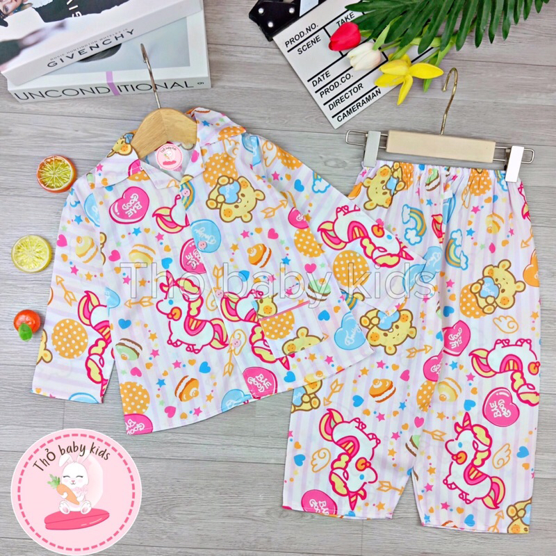Pizama cho bé , bộ tole/lanh dài pizama cho bé trai, bé gái shop thỏ baby kids