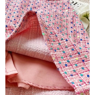 Chân váy dạ Tweed 2 túi