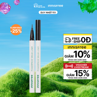 Bút kẻ mắt nước lâu trôi innisfree Powerproof Brush Liner màu 0.6g
