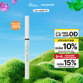 Chì kẻ mày thuần chay lâu trôi innisfree Simple Label Lasting Pencil Brow 0.15g