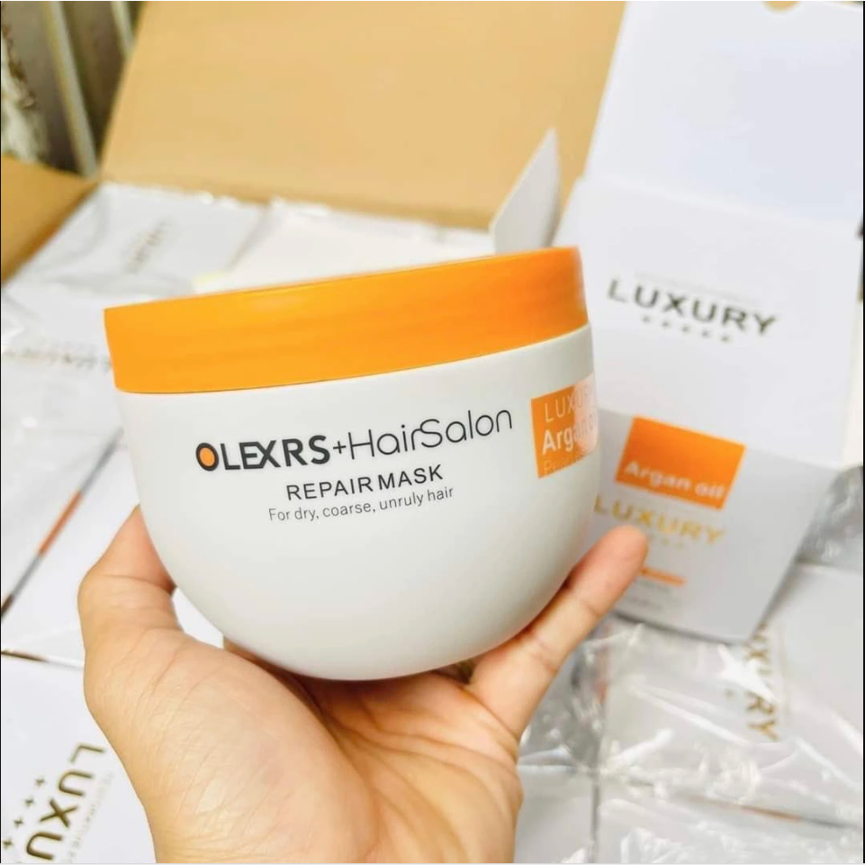 Kem Ủ Tóc Olexrs Hair Salon Argan Oil Collagen Complex Repair Mask